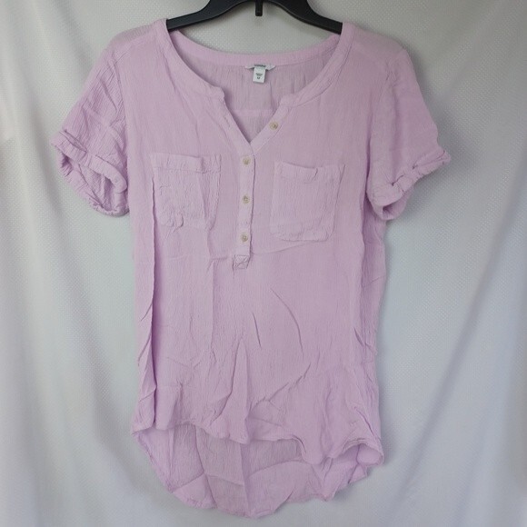 Woman's size Medium Purple Sonoma short sleeve tunic - Picture 1 of 3